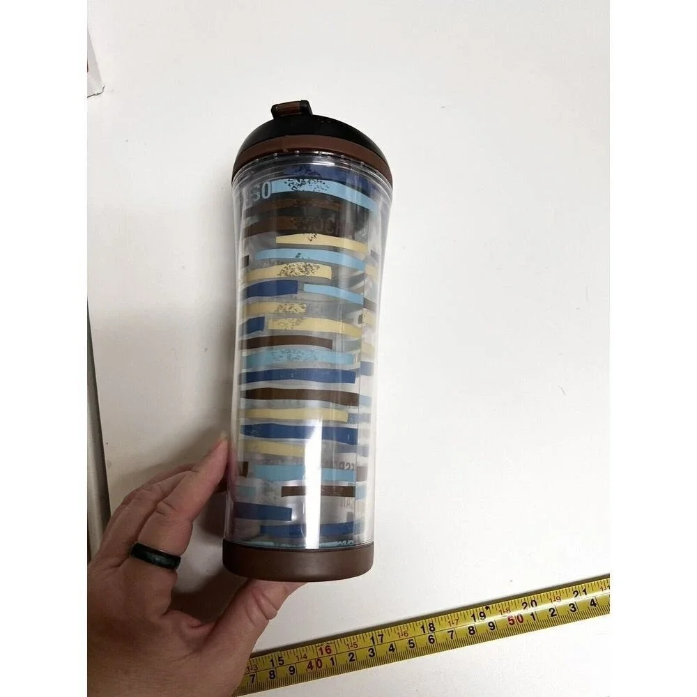 STArbucks 16 Oz Tumbler 2007 Logo Double Wall Original Coffee‎ Cup CHN